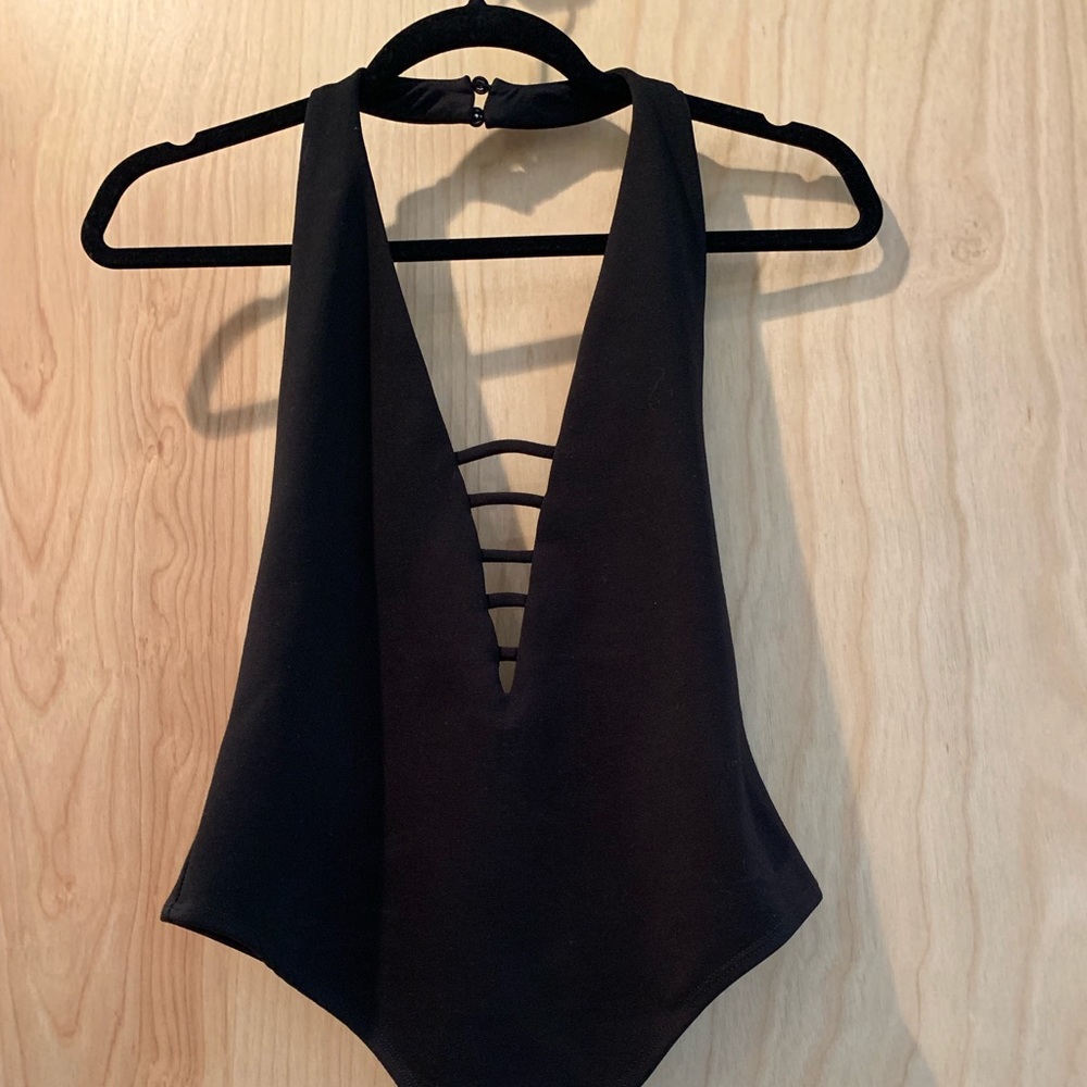 NWOT NBD black bodysuit